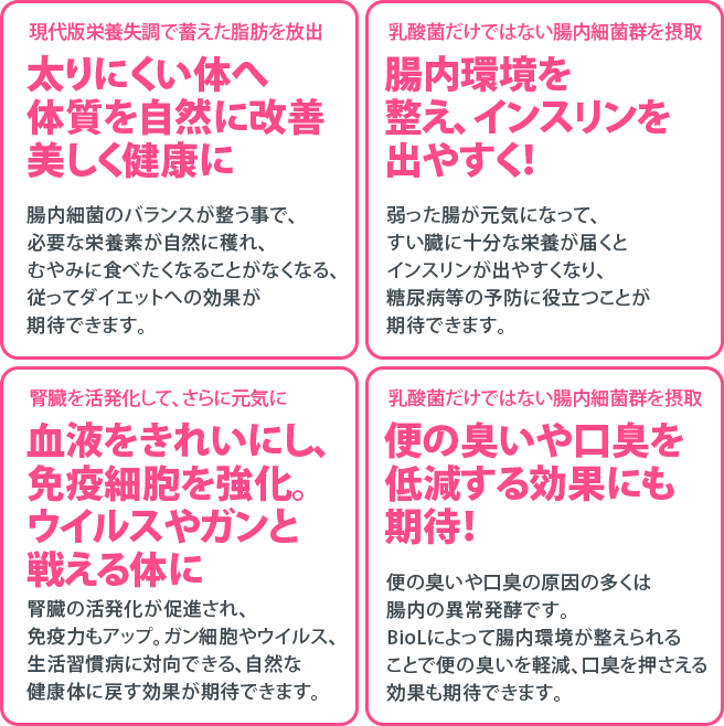 期待できる効果
